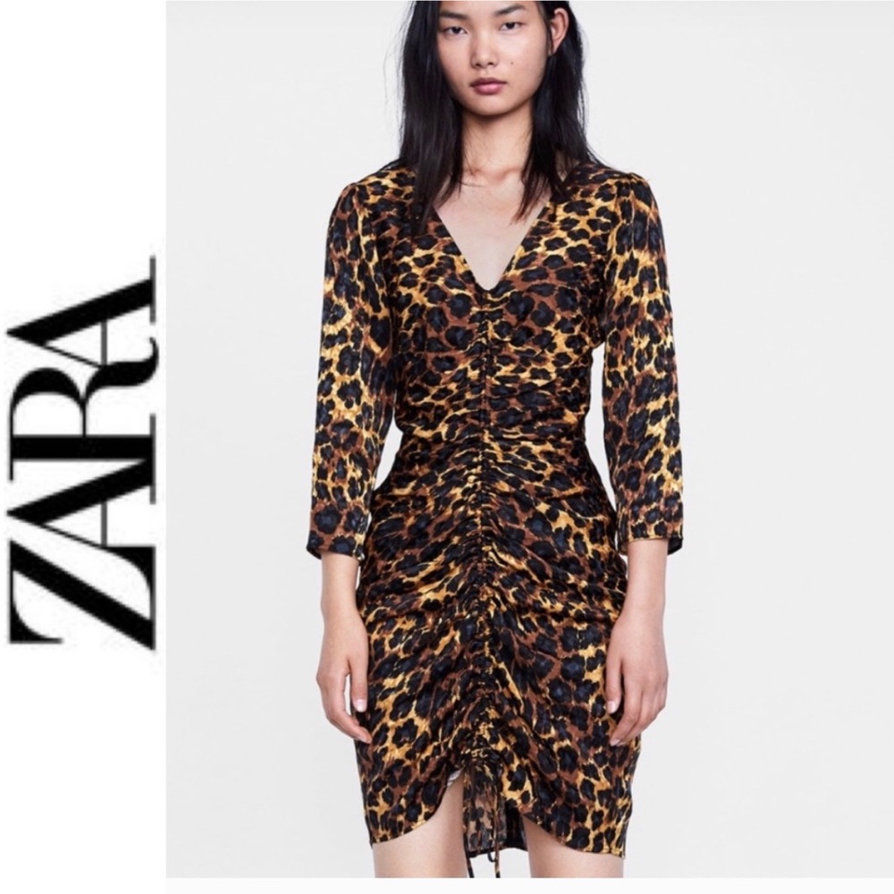 ✨Zara Cheetah Animal Print Dress✨